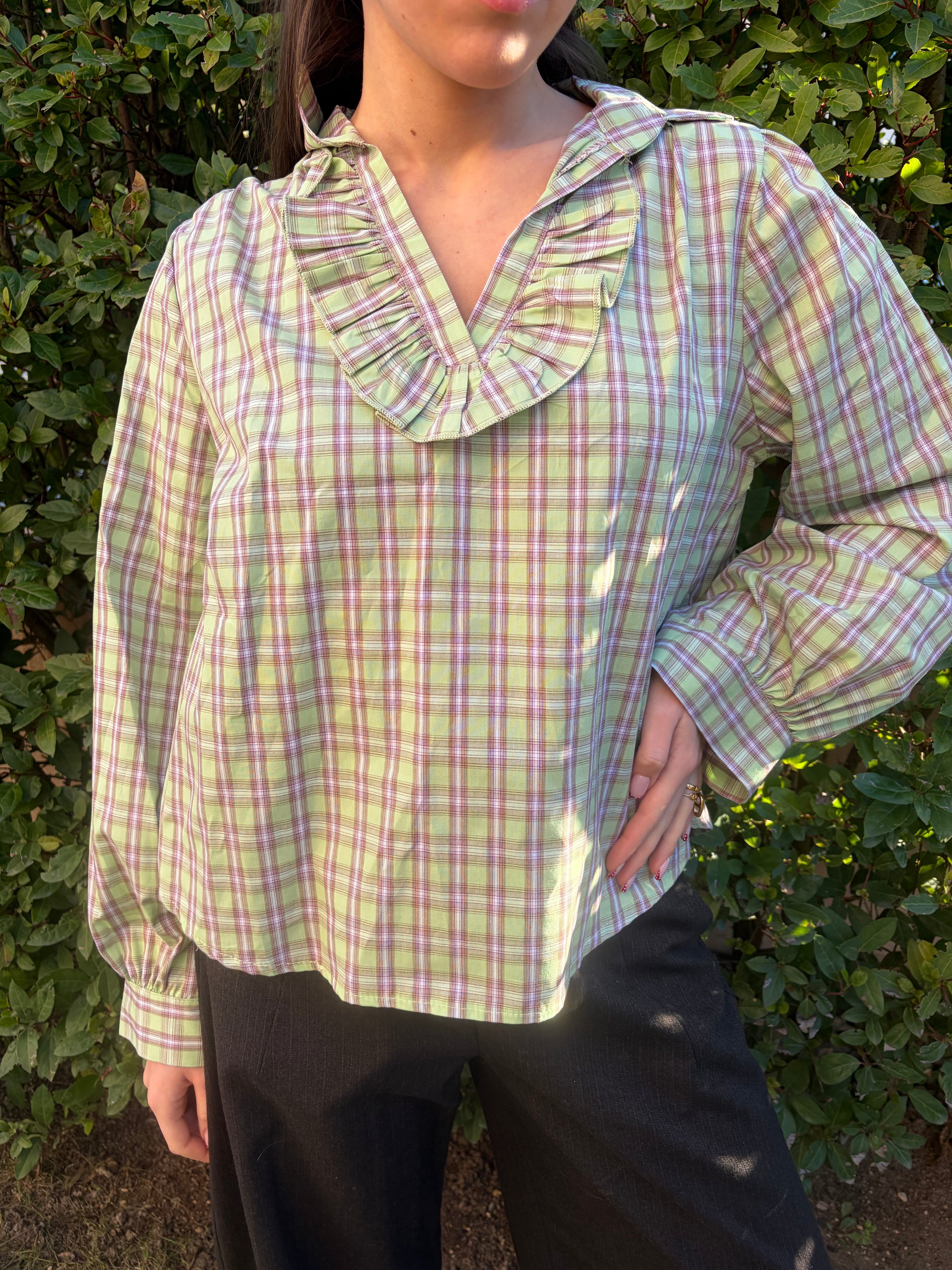 Blouse Verte Rosalia