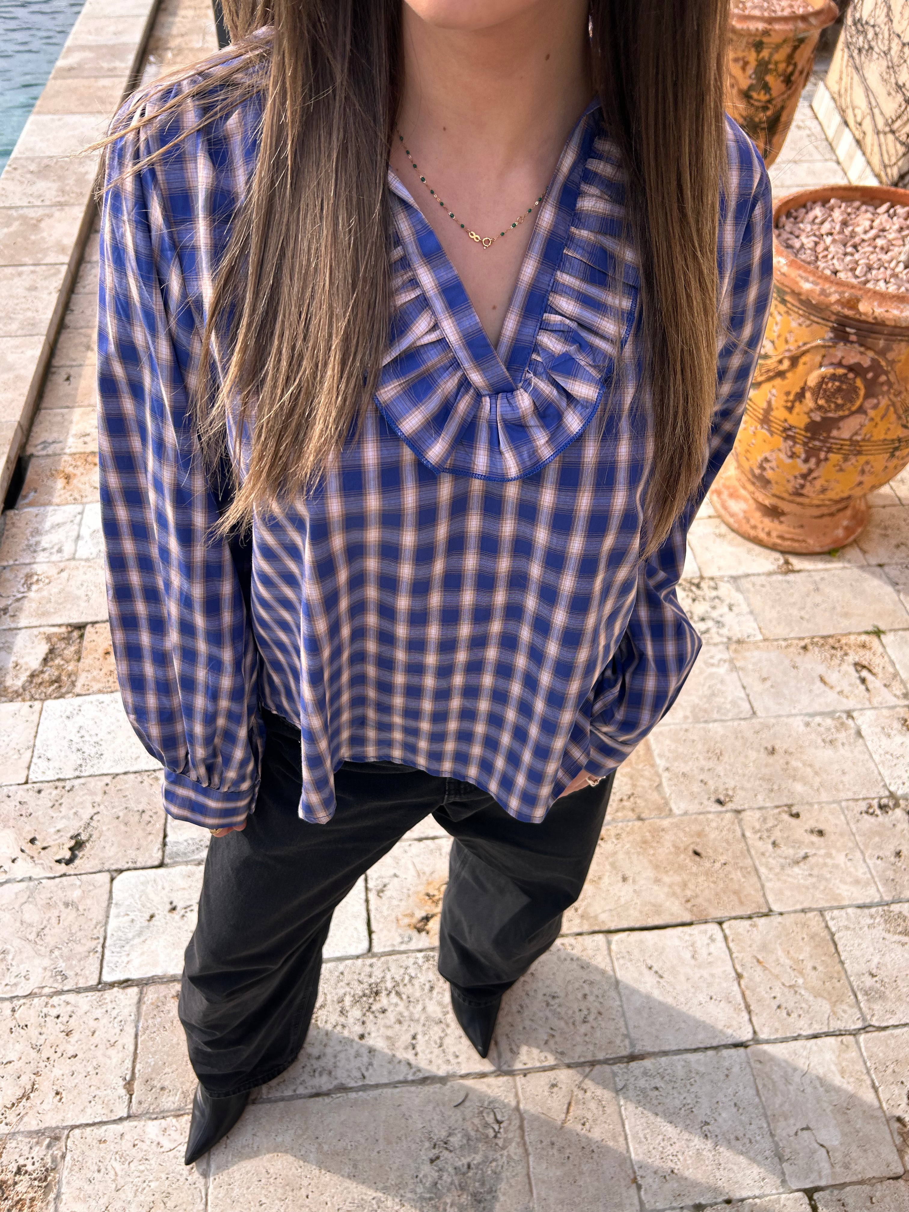 Blouse Bleu Rosalia